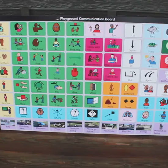 Custom Playground Communication Board: Weatherproof PVC Sign