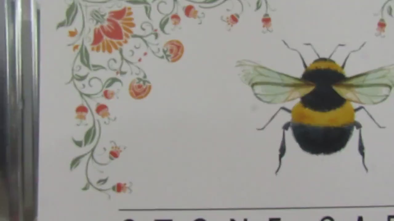 Bee Garden Small Business Sign Logo Your Actual Logo Square Hanging Sign Booth Custom Square Personalized Wall Art Color Wood Print